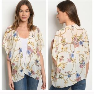 3 Pack Ivory Kimonos 👘 S M L  ONLY 1PK LEFT!!